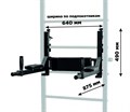 Брусья навесные с подвесом под штангу FLX600 FLEXTER Формула здоровья 65103 - фото 327676