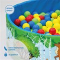 Сухой бассейн Romana «Зверята» 100 шариков 64570