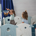 Манеж UNIX Kids SUPREME Space Blue с качелями 92824 - фото 469253 Манеж UNIX Kids SUPREME Space Blue с качелями 92824 - фото 469253