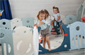 Манеж UNIX Kids SUPREME Space Blue с качелями 92824 - фото 469254 Манеж UNIX Kids SUPREME Space Blue с качелями 92824 - фото 469254