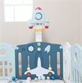 Манеж UNIX Kids SUPREME Space Blue с качелями 92824 - фото 469258 Манеж UNIX Kids SUPREME Space Blue с качелями 92824 - фото 469258