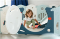 Манеж UNIX Kids SUPREME Space Blue с качелями 92824 - фото 469262 Манеж UNIX Kids SUPREME Space Blue с качелями 92824 - фото 469262