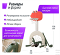 Баскетбольная стойка и хоккейные/футбольные ворота UNIX Kids Dino (3в1) 92828 - фото 469336